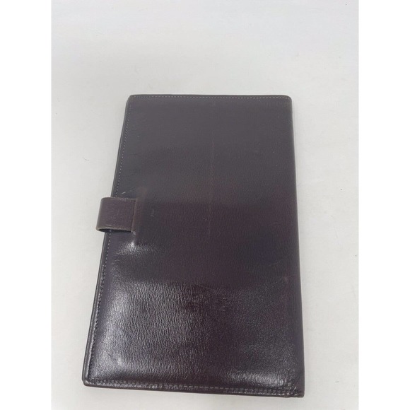 World Travel Advisors Mello Touch Cowhide Passport Baggage Rail Tickets Landing - Picture 2 of 9